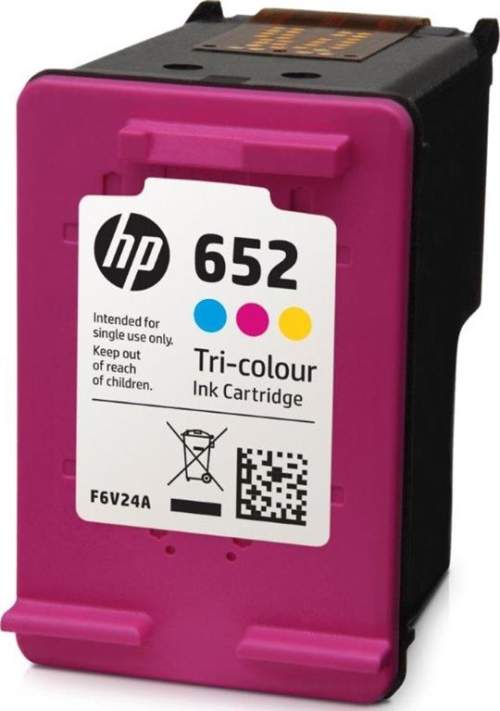 HP 652 (F6V24AE), barevná (tricolor), kompatibilní