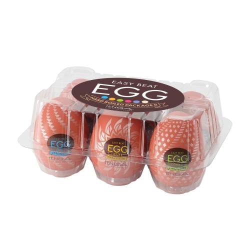 TENGA Sada masturbátorů Egg Variety pack Hard Boiled II 6 ks