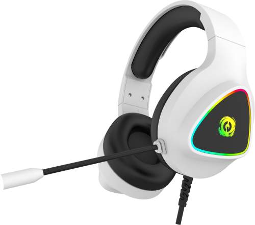 CANYON Herní headset Shadder GH-6, LED, PC/PS4/Xbox, Deep bass, kabel 2m, USB+2x3,5F TRS jack + rozbočovač