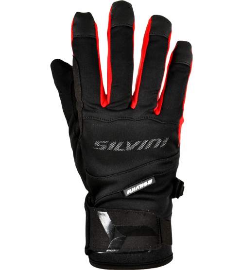 Silvini Softshellové rukavice FUSARO UA745 XXL black-red