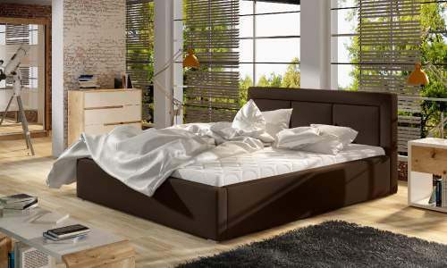 Postel Belluno - kovový rám postele Rozměr: 140 x 200 cm, látka: Soft 66