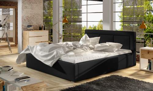 Postel Belluno - dřevěný rám postele Rozměr: 160x200 cm, látka: Soft 11