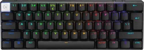 Logitech G PRO X 60 Lightspeed Gaming Keyboard, černá