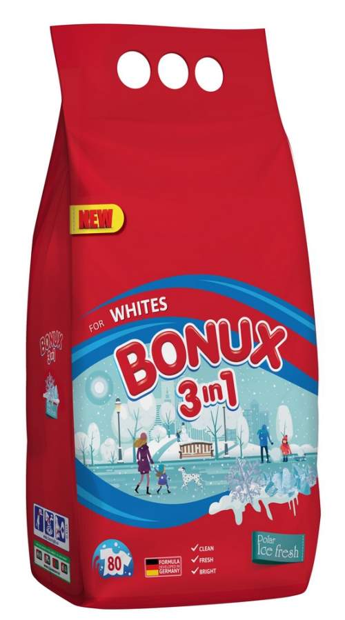 Bonux Prášek White Polar ice fresh 80 PD 6kg