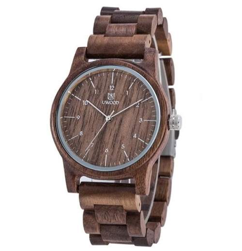 Blingstar Dřevěné hodinky Saint Walnut