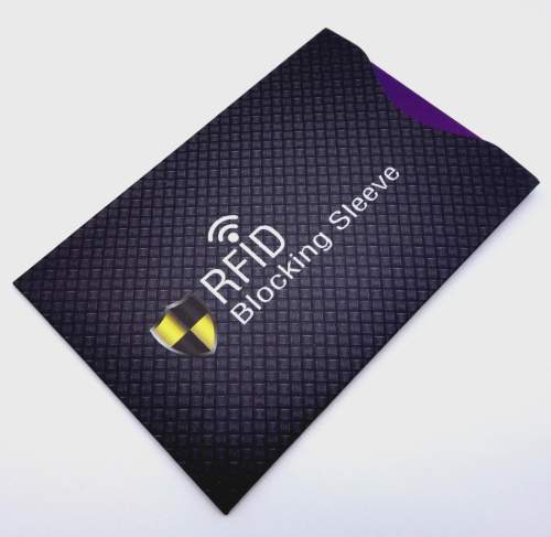 Blingstar Bezpečnostní pouzdro na platební karty stíněné - RFID blocker black (kreditky/doklady)