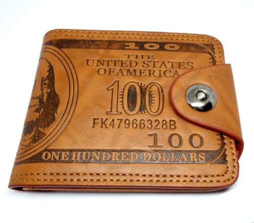 Blingstar Pánská peněženka DOLLAR se cvokem - 1702