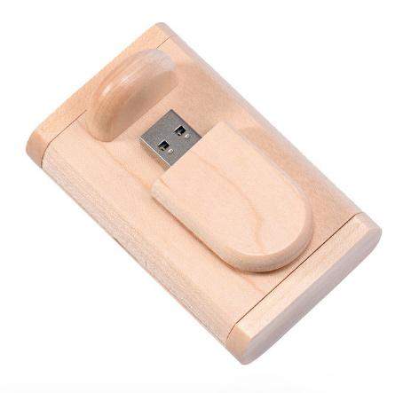 Blingstar Dřevěný USB flash disk - 64GB - Maple (dřevěné usb)
