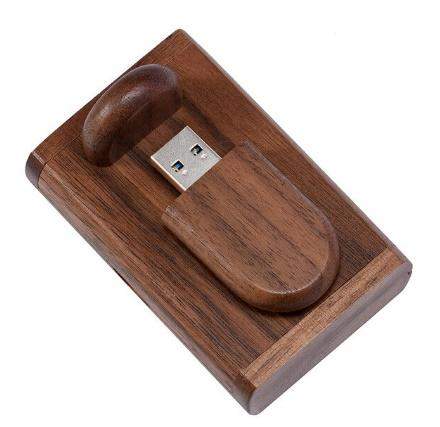 Blingstar Dřevěný USB flash disk - 32GB - dřevo - Ebony 1734