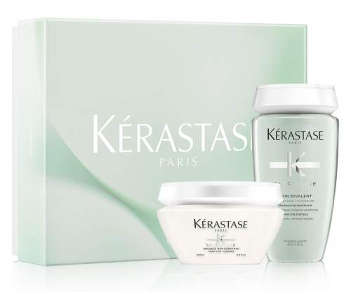 Kérastase Specifique hloubkově čisticí šampon pro mastnou pokožku hlavy 250 ml + maska pro suché a zcitlivělé vlasy 200 ml
