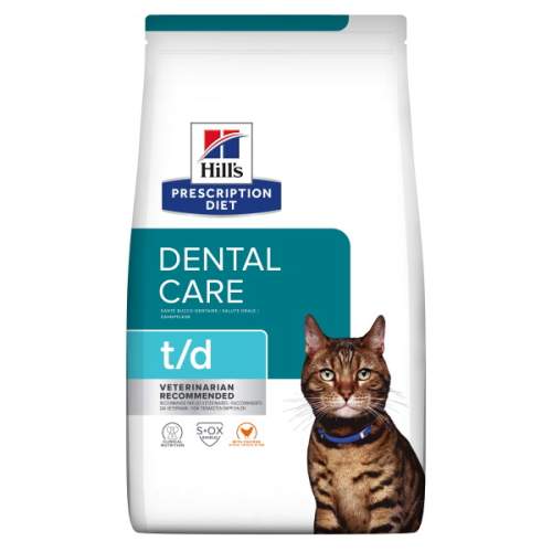 Hill's Prescription Diet t/d Dental Care krmivo pro kočky 3 kg
