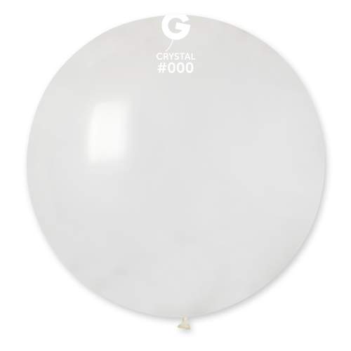 Gemar Kulatý pastelový balónek 80 cm transparentní