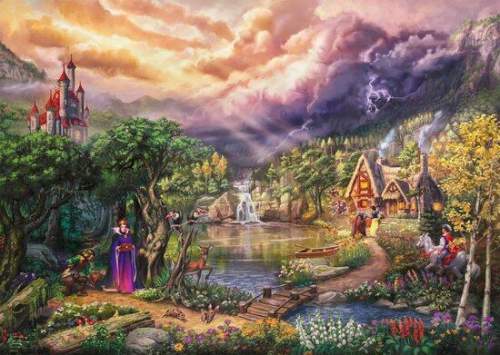 SCHMIDT Puzzle Disney: Sněhurka a královna 1000 dílků