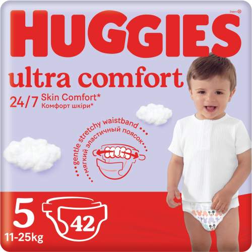 HUGGIES® Ultra Comfort Jumbo Plienky jednorazové 5 11-25 ks 42 ks