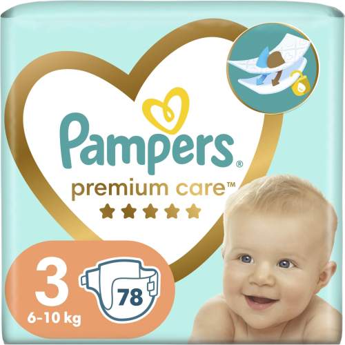 PAMPERS Pleny jednorázové Premium Care vel. 3 78 ks 6-10 kg