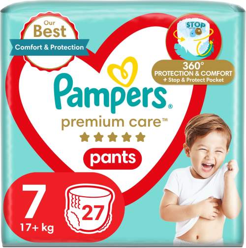 Pampers Premium Care Value Pants Pack Plenkové kalhotky 7 27 ks