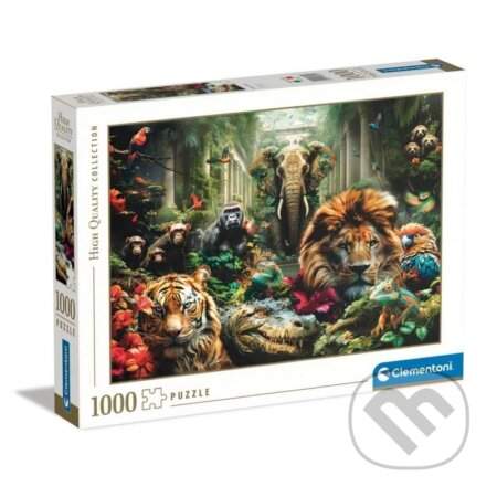 CLEMENTONI Puzzle Tajuplná džungle 1000 dílků
