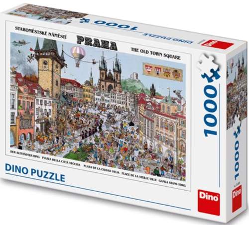 DINO Puzzle Staroměstské náměstí 1000 dílků
