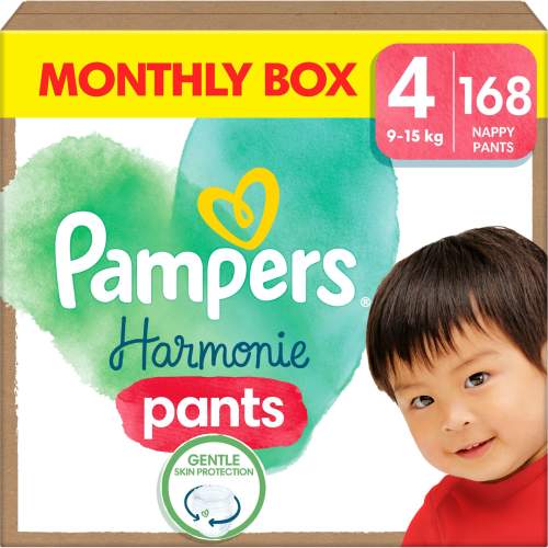 Pampers Harmonie Baby pants 4 168 ks 9kg-15kg