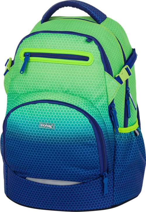 Oxybag Školní batoh OXY Ombre Modro-zelený