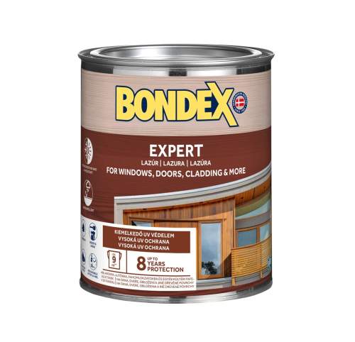 BONDEX EXPERT silnovrstvá syntetická lazura na dřevo 0.75 l Ořech