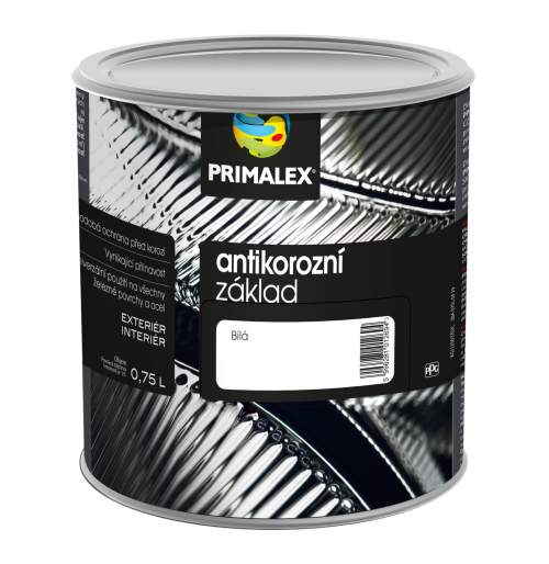 PRIMALEX Antikorozní základ barva na kov 5 l 0100 Bílá