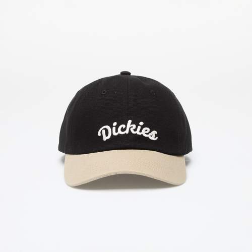 Dickies Bavlněná baseballová čepice KEYSVILLE CAP černá barva, s aplikací, DK0A4YPA