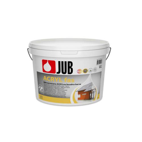 JUB Acryl fas mikroarmovaná akrylátová fasádní barva 15 l Bílá
