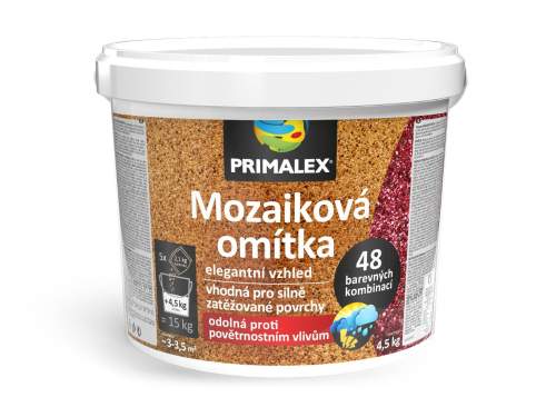PRIMALEX Mozaiková omítka 15 kg mix barev C+C+E+A+D