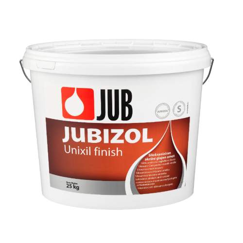 JUB JUBIZOL Unixil finish S siloxanová akrylátová hlazená omítka 1.5 25 kg Bílá