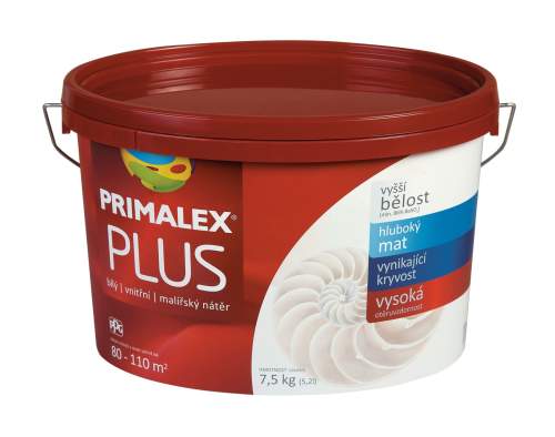 PRIMALEX PLUS bílý malířská barva do interiéru 25 kg Bílá