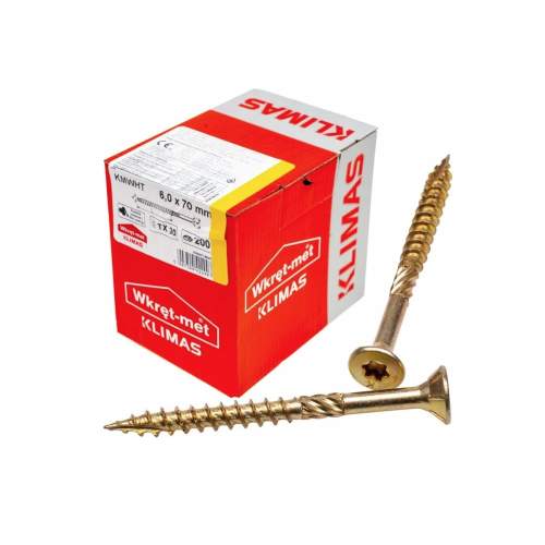 KLIMAS Wkret-met konstrukční vrut KMWHT TX30 Ø6 mm 70 mm 100 ks