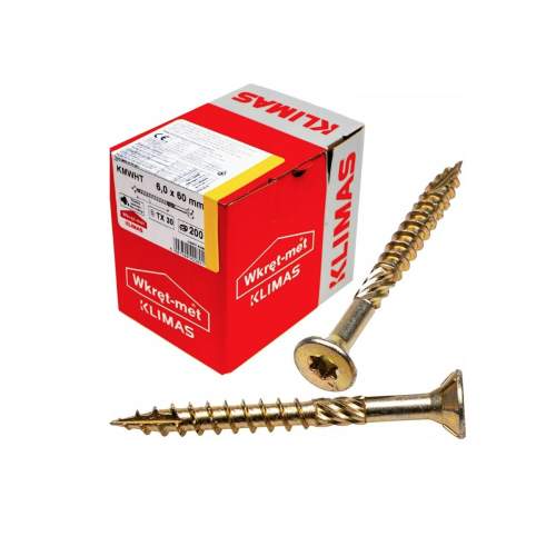 KLIMAS Wkret-met konstrukční vrut KMWHT TX30 Ø6 mm 60 mm 100 ks