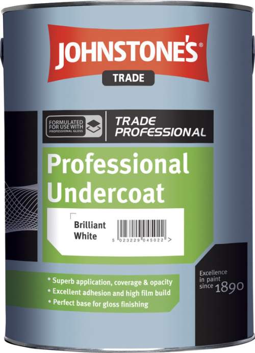 JOHNSTONE'S Professional Undercoat barva na dřevo a kov 5 l 0100 Bílá