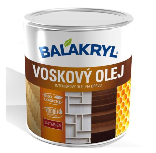 BALAKRYL VOSKOVÝ OLEJ na dřevo 0.75 l                    Dub šedý