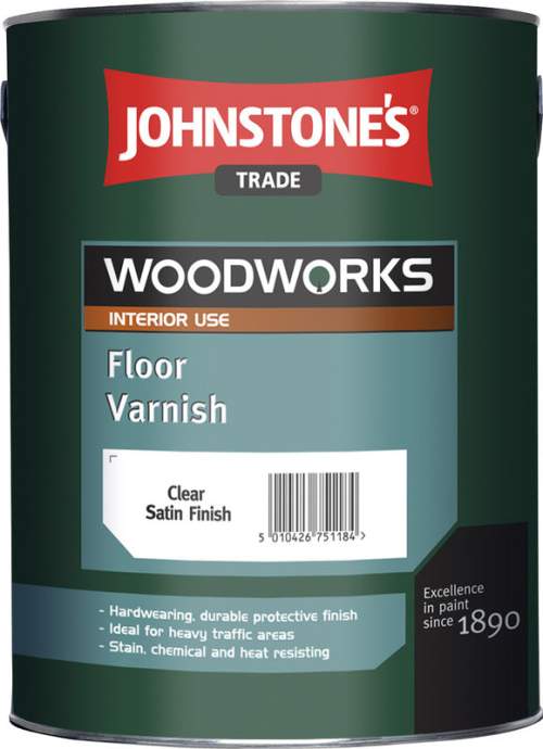 JOHNSTONE'S Floor Varnish Satin podlahový lak 2.5 l