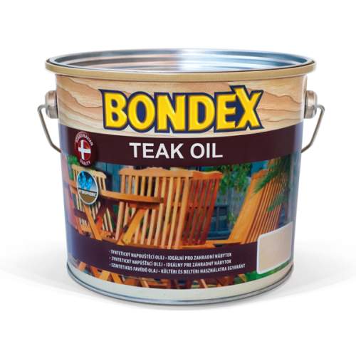 BONDEX TEAK OIL napouštěcí teakový olej na dřevo 2.5 l