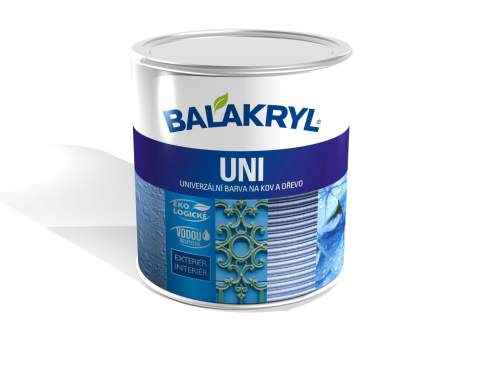 BALAKRYL UNI mat univerzální barva na kov a dřevo 2.5 kg 0245 Tmavě hnědý