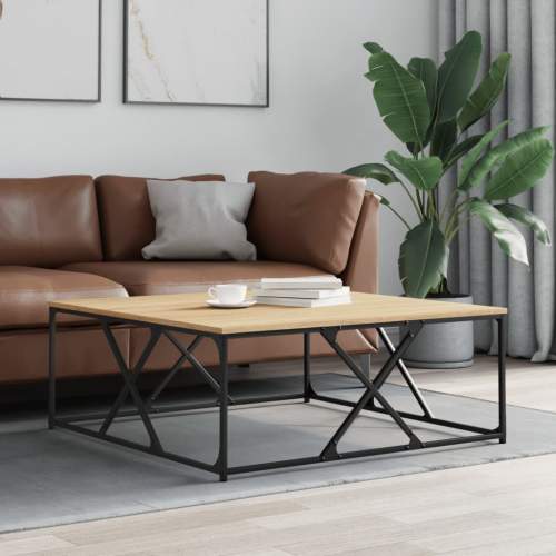 vidaXL Konferenční stolek dub sonoma 100x100x40 cm kompozitní dřevo