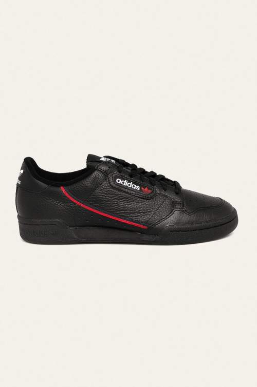 Adidas Kožené sneakers boty Originals černá barva