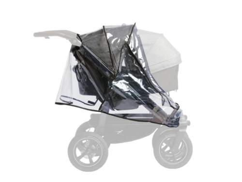 TFK DUO2 raincover stroller, pláštěnka na kočárek pro jedno sportovní sezení