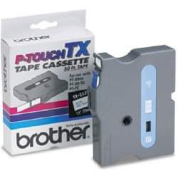 Brother Páska do tiskárny štítků TX-243 18mm modrý/bílý