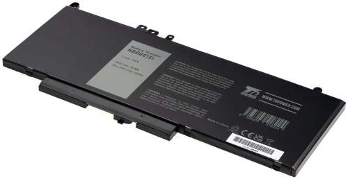 T6 Power pro Dell Latitude 11 3150, Li-Poly, 7,4 V, 6900 mAh (51 Wh), černá