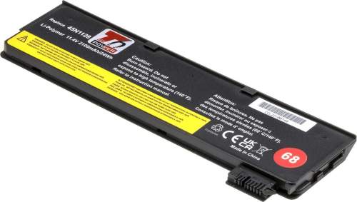 T6 Power pro Lenovo ThinkPad T470p, Li-Poly, 11,4 V, 2100 mAh (24 Wh), černá