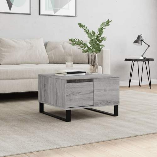 vidaXL Konferenční stolek šedý sonoma 55x55x36,5 cm kompozitní dřevo