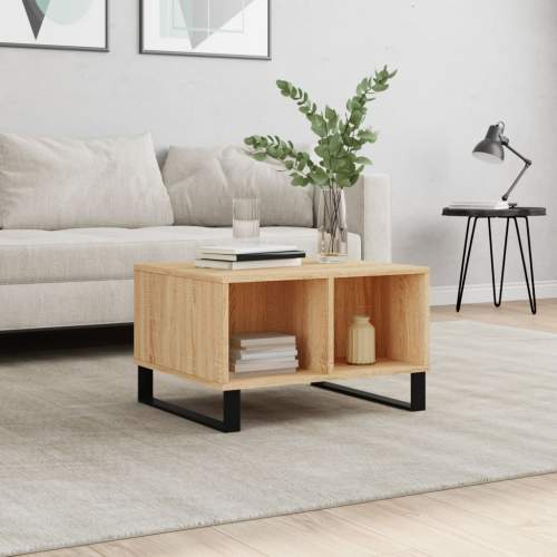 vidaXL Konferenční stolek dub sonoma 60x50x36,5 cm kompozitní dřevo