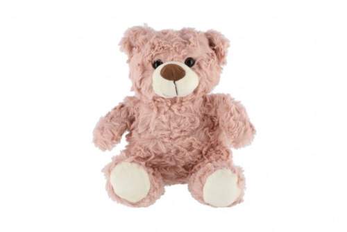 Teddies Medvěd sedící 22cm růžový