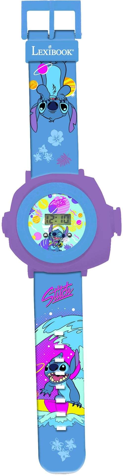 Lexibook Digitální promítací hodinky Disney Stitch