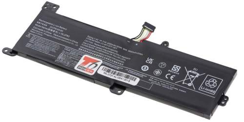 T6 Power pro Lenovo IdeaPad 330-14IKB 81G2, Li-Poly, 7,4 V, 4050 mAh (30 Wh), černá
