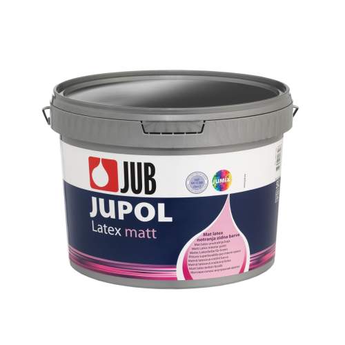 JUB JUPOL Latex matt vnitřní omyvatelná malířská barva 15 l Bílá